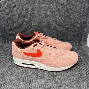 NEW Nike Air Max 1 Premium Coral Stardust Corduroy Shoes Mens Size 13 FB8915-600